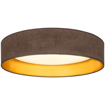 Brilagi - LED plafondlamp VELVET SIMPLE LED/24W/230V 3000K Ø 45 cm bruin/goud