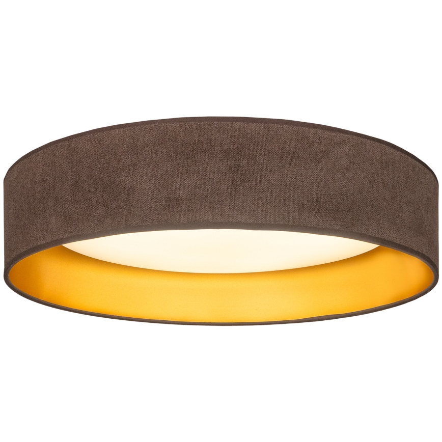 Brilagi - LED plafondlamp VELVET SIMPLE LED/24W/230V 3000K Ø 45 cm bruin/goud