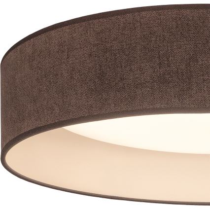 Brilagi - LED plafondlamp VELVET SIMPLE LED/24W/230V 3000K Ø 45 cm bruin