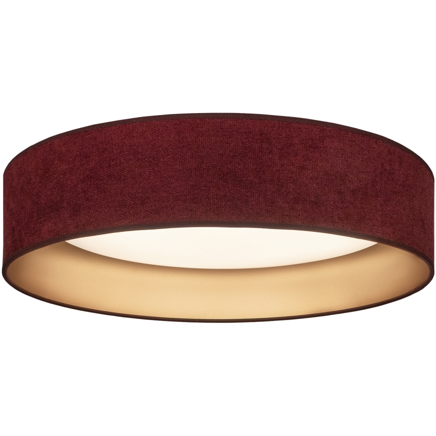 Brilagi - LED plafondlamp VELVET SIMPLE LED/24W/230V 4000K Ø 45 cm bordeaux/goud