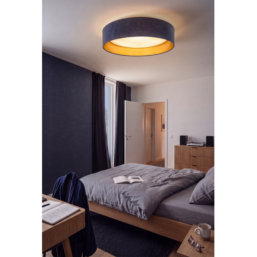 Brilagi - LED plafondlamp VELVET SIMPLE LED/36W/230V 3000K Ø 55 cm blauw