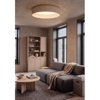 Brilagi - LED plafondlamp VELVET SIMPLE LED/36W/230V 3000K Ø 55 cm grijs
