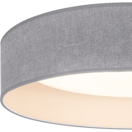 Brilagi - LED plafondlamp VELVET SIMPLE LED/36W/230V 3000K Ø 55 cm grijs
