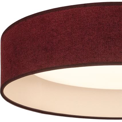 Brilagi - LED-plafondlamp VELVET SIMPLE LED/36W/230V 3000K Ø 55 cm wijnrood