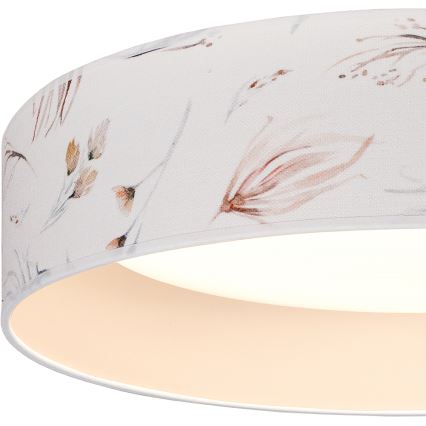 Brilagi - LED-plafondlamp VELVET SIMPLE LED/36W/230V 3000K Ø 55 cm wit/bloemen