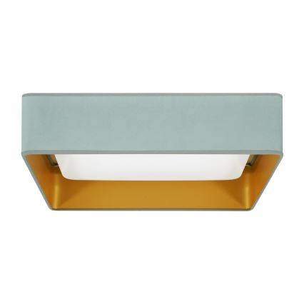 Brilagi - LED Plafondlamp VELVET SQUARE LED/24W/230V mint
