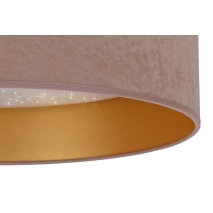 Brilagi - LED Plafondlamp VELVET STAR LED/24W/230V d. 40 cm 3000K/4000K/6400K beige/goud