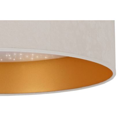 Brilagi - LED Plafondlamp VELVET STAR LED/24W/230V d. 40 cm 3000K/4000K/6400K crème/goud