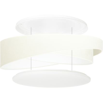 BRILAGI - LED plafondlamp VELVET TWIST LED/24W/230V 4000K Ø 55 cm beige