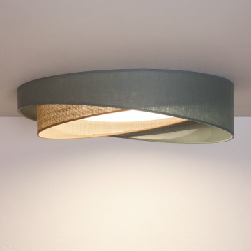 BRILAGI - LED plafondlamp VELVET TWIST LED/24W/230V 4000K Ø 55 cm groen/beige