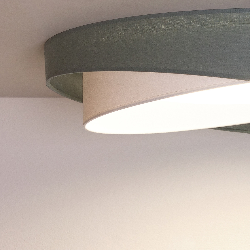 BRILAGI - LED plafondlamp VELVET TWIST LED/24W/230V 4000K Ø 55 cm groen/wit