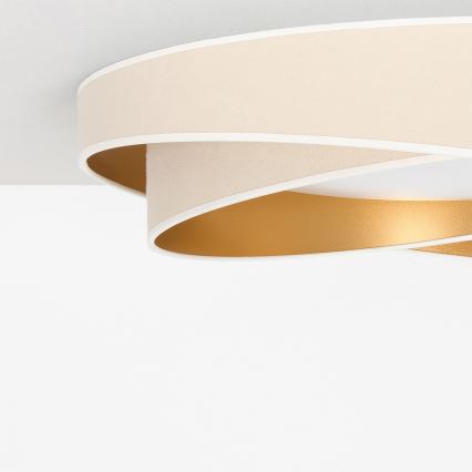 BRILAGI - LED Plafondlamp VELVET TWIST LED/24W/230V 4000K Ø 55 cm wit/goud