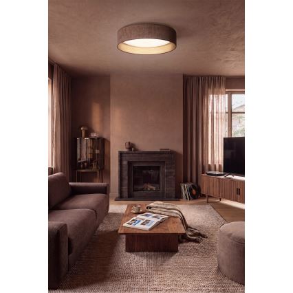 Brilagi - LED plafondlamp VELVET VARI LED/24W/230V 3000/4000/6500K diam. 45 cm bruin/goud