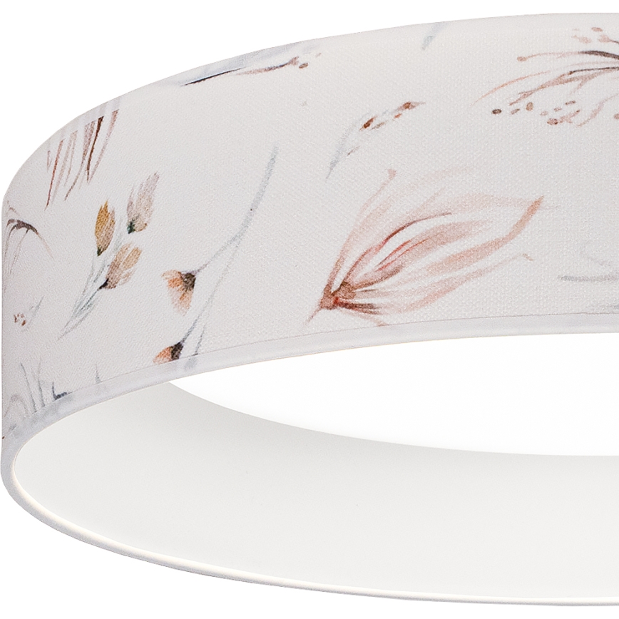 Brilagi - LED plafondlamp VELVET VARI LED/24W/230V 3000/4000/6500K Ø 45 cm wit/bloemen