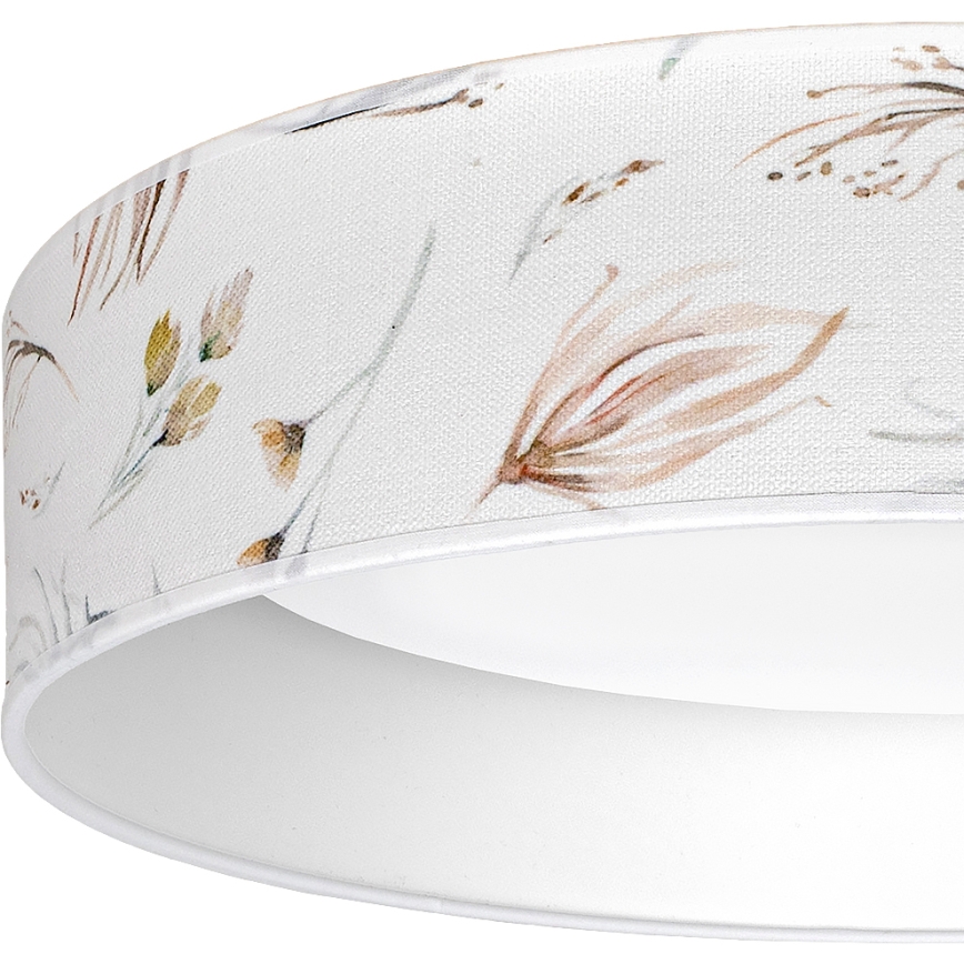 Brilagi - LED plafondlamp VELVET VARI LED/24W/230V 3000/4000/6500K Ø 45 cm wit/bloemen