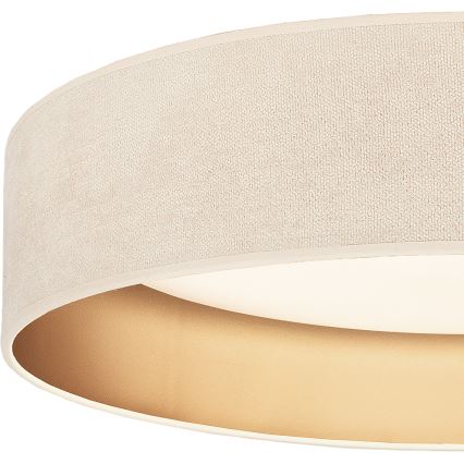 Brilagi - LED plafondlamp VELVET VARI LED/24W/230V 3000/4000/6500K Ø 45 cm crème/goud