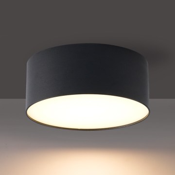 Brilagi - LED-plafondlamp voor badkamer FORIS LED/20W/230V Ø 15 cm zwart IP44