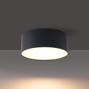 Brilagi - LED-plafondlamp voor badkamer FORIS LED/9W/230V Ø 9 cm zwart IP44