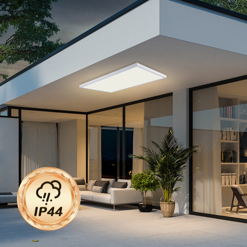 Brilagi - LED plafondlamp voor badkamer FRAME LED/96W/230V 120x60 cm 3000/4000/6000K IP44 wit