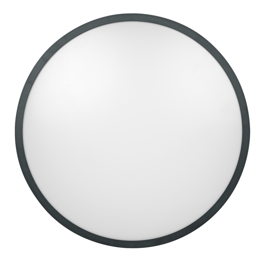 Brilagi - ZENNA LED plafondlamp voor badkamer met sensor LED/18W/230V Ø 29,5 cm IP44 antraciet + afstandsbediening