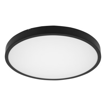 Brilagi - LED plafondlamp voor badkamer met sensor ZENNA LED/24W/230V Ø 35 cm IP44 zwart