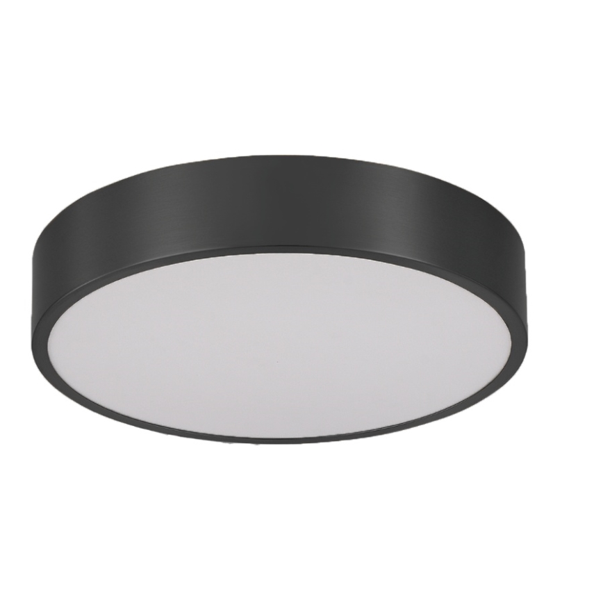 Brilagi - LED badkamerplafondlamp POOL LED/24W/230V 3000/4000/5500K Ø 30 cm IP54 zwart