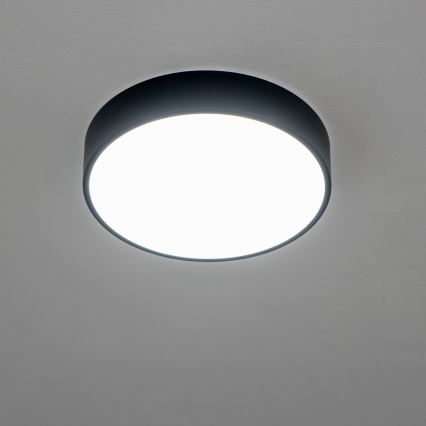 Brilagi - LED badkamerplafondlamp POOL LED/24W/230V 3000/4000/5500K Ø 30 cm IP54 zwart