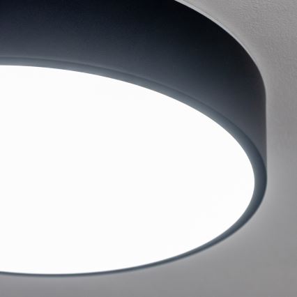 Brilagi - LED badkamerplafondlamp POOL LED/24W/230V 3000/4000/5500K Ø 30 cm IP54 zwart
