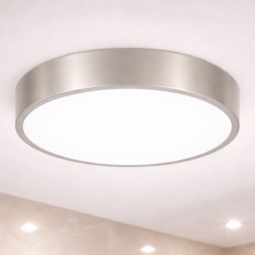Brilagi - LED plafondlamp voor badkamer POOL LED/36W/230V 3000/4000/5500K Ø 40 cm IP54 mat chroom