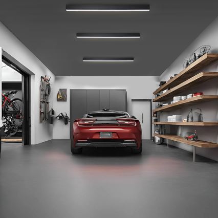 Brilagi - LED plafondlamp voor badkamer SLEEKLINE LED/40W/230V 3000/4500/6000K zwart IP44