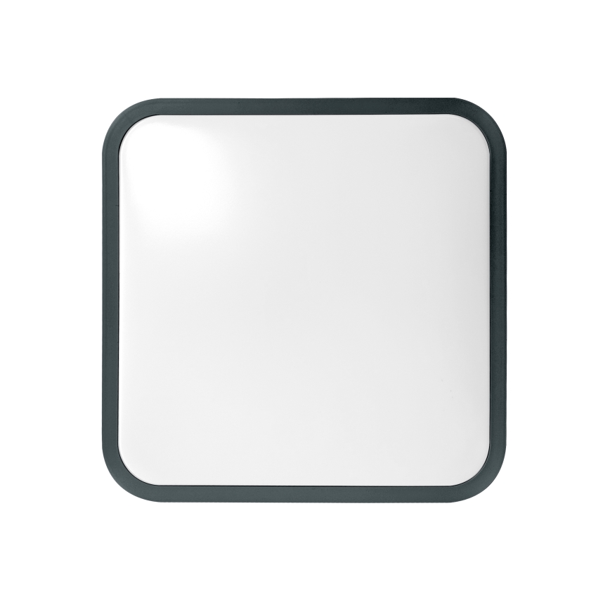 Brilagi - LED plafondlamp voor badkamer ZENNA LED/18W/230V 28,5x28,5 cm IP44 antraciet