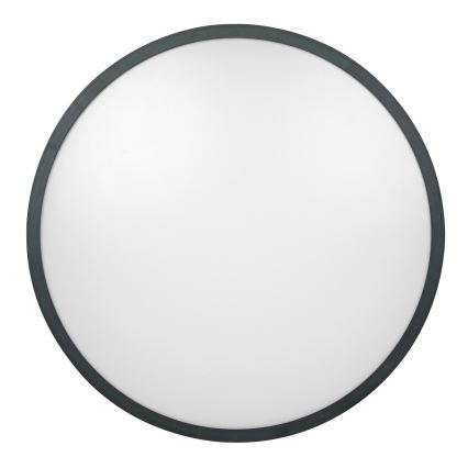 Brilagi - LED plafondlamp voor badkamer ZENNA LED/18W/230V Ø 29,5 cm IP44 antraciet