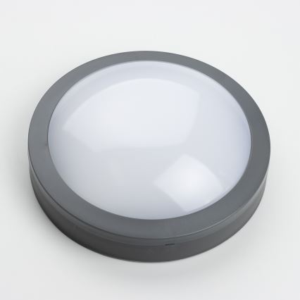 Brilagi - LED Plafondlamp voor buiten LED/20W/230V diameter 23 cm IP54 antraciet