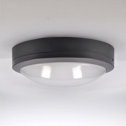 Brilagi - LED Plafondlamp voor buiten LED/20W/230V diameter 23 cm IP54 antraciet