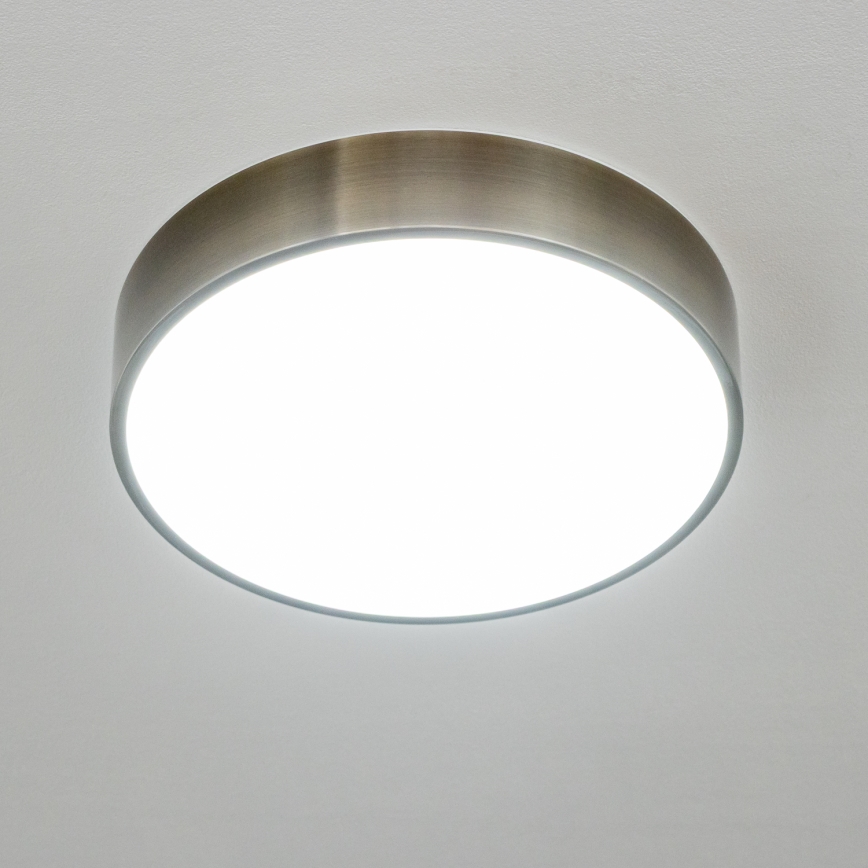 Brilagi - LED badkamerplafondlamp POOL LED/24W/230V 3000/4000/5500K Ø 30 cm IP54 messing