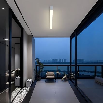 Brilagi - LED SLEEKLINE plafondlamp voor badkamer 40W/230V 3000/4500/6000K zilver IP44