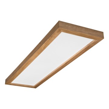Brilagi - LED plafondlamp voor de badkamer WOODY FRAME LED/40W/230V 120x30 cm IP44 eiken