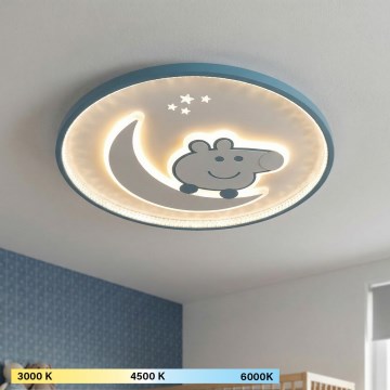 Brilagi - LED plafondlamp voor kinderkamer PIGGY LED/70W/230V 3000/4500/6000K Ø 45 cm
