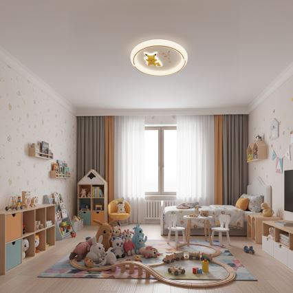 Brilagi - LED kinderplafondlamp THUNDER LED/90W/230V 3000/4500/6000K Ø 50 cm