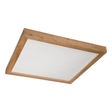 Brilagi - LED Plafondlamp WOODY FRAME LED/50W/230V 60x60 cm IP44 eik