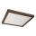 Brilagi - LED Plafondlamp WOODY FRAME LED/50W/230V 60x60 cm IP44 notenhout