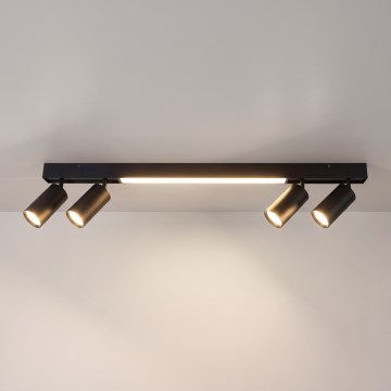 Brilagi - LED plafondspot SELE 4xGU10/30W/230V + LED/20W zwart