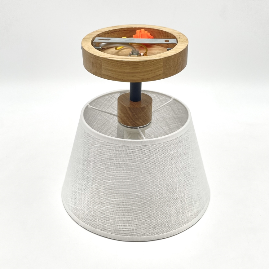 Brilagi - LED  Plafonnier ANTHONY 1xE14/60W/230V chêne/blanc