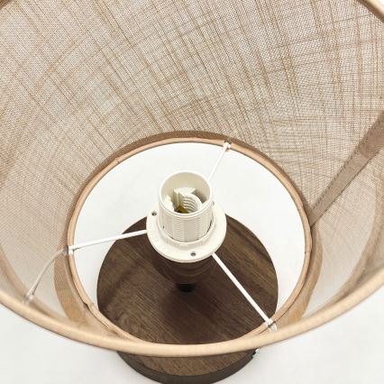 Brilagi - LED  Plafonnier ANTHONY 1xE14/60W/230V chêne noyer/beige
