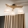 Brilagi - LED  Plafonnier ANTHONY 3xE14/40W/230V chêne/blanc