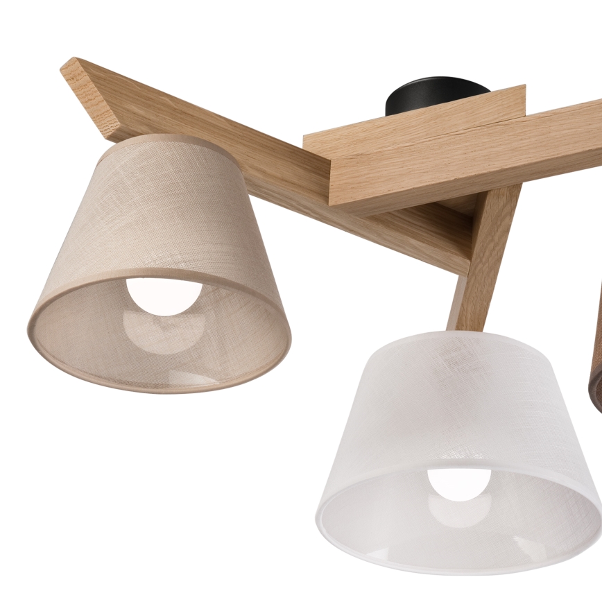 Brilagi - LED  Plafonnier ANTHONY 3xE14/40W/230V chêne