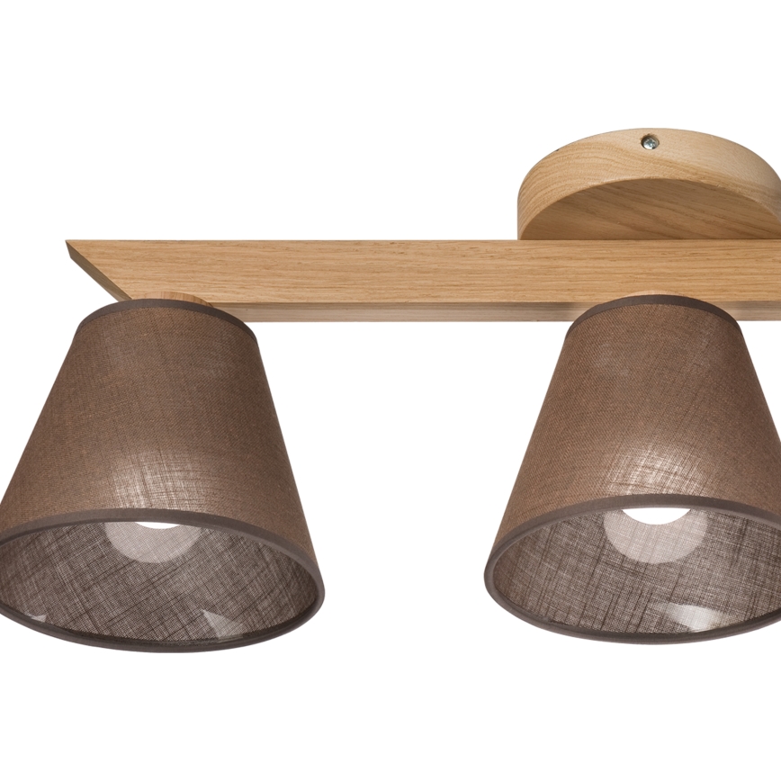 Brilagi - LED  Plafonnier ANTHONY 3xE14/40W/230V chêne/marron