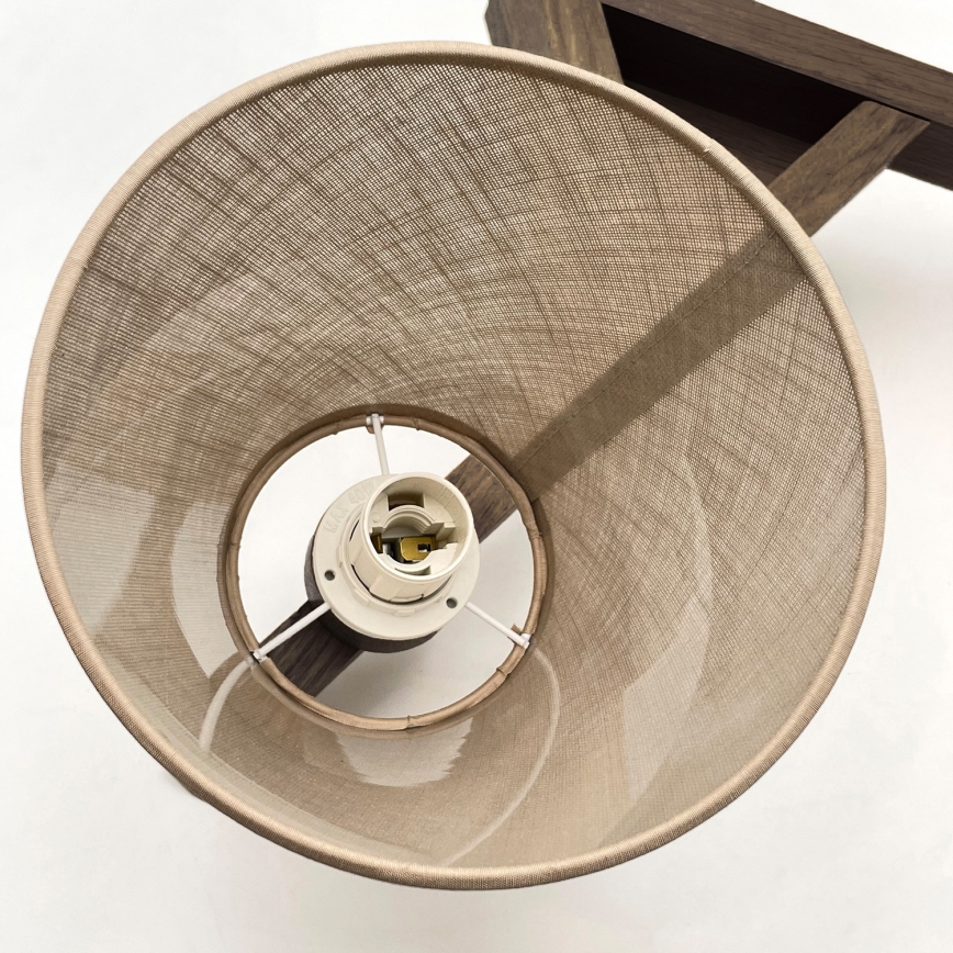 Brilagi - LED  Plafonnier ANTHONY 3xE14/40W/230V chêne noyer/beige
