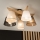 Brilagi - LED  Plafonnier ANTHONY 5xE14/40W/230V chêne