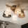 Brilagi - LED  Plafonnier ANTHONY 5xE14/40W/230V chêne
